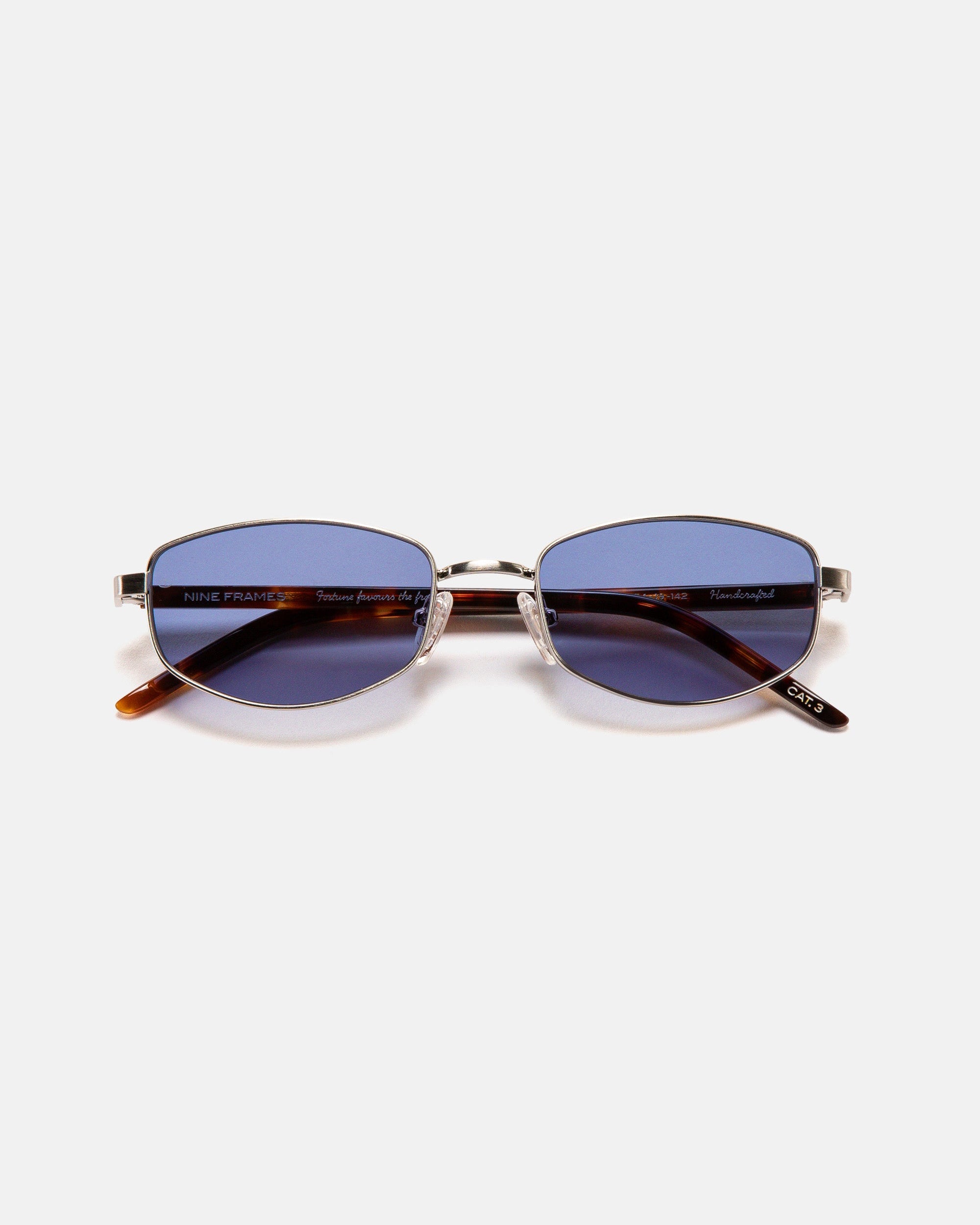 Nio / Tortoise Blue sunglasses - Nine Frames